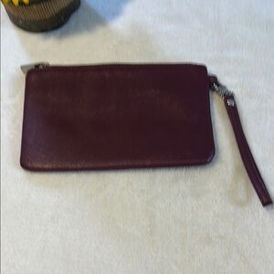 Express Red Clutch Wristlet Sleek Design
